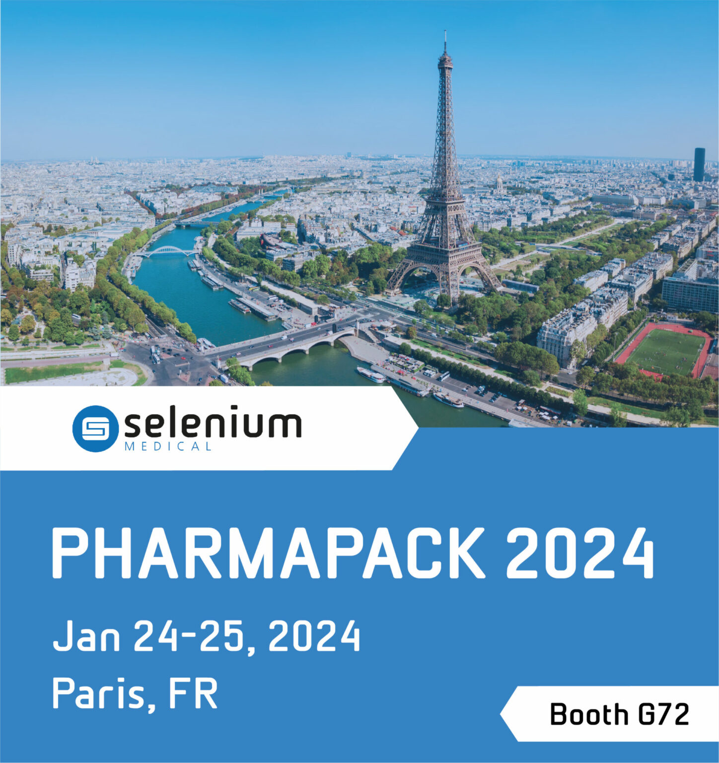 Selenium Medical at Pharmapack 2024 exhibition