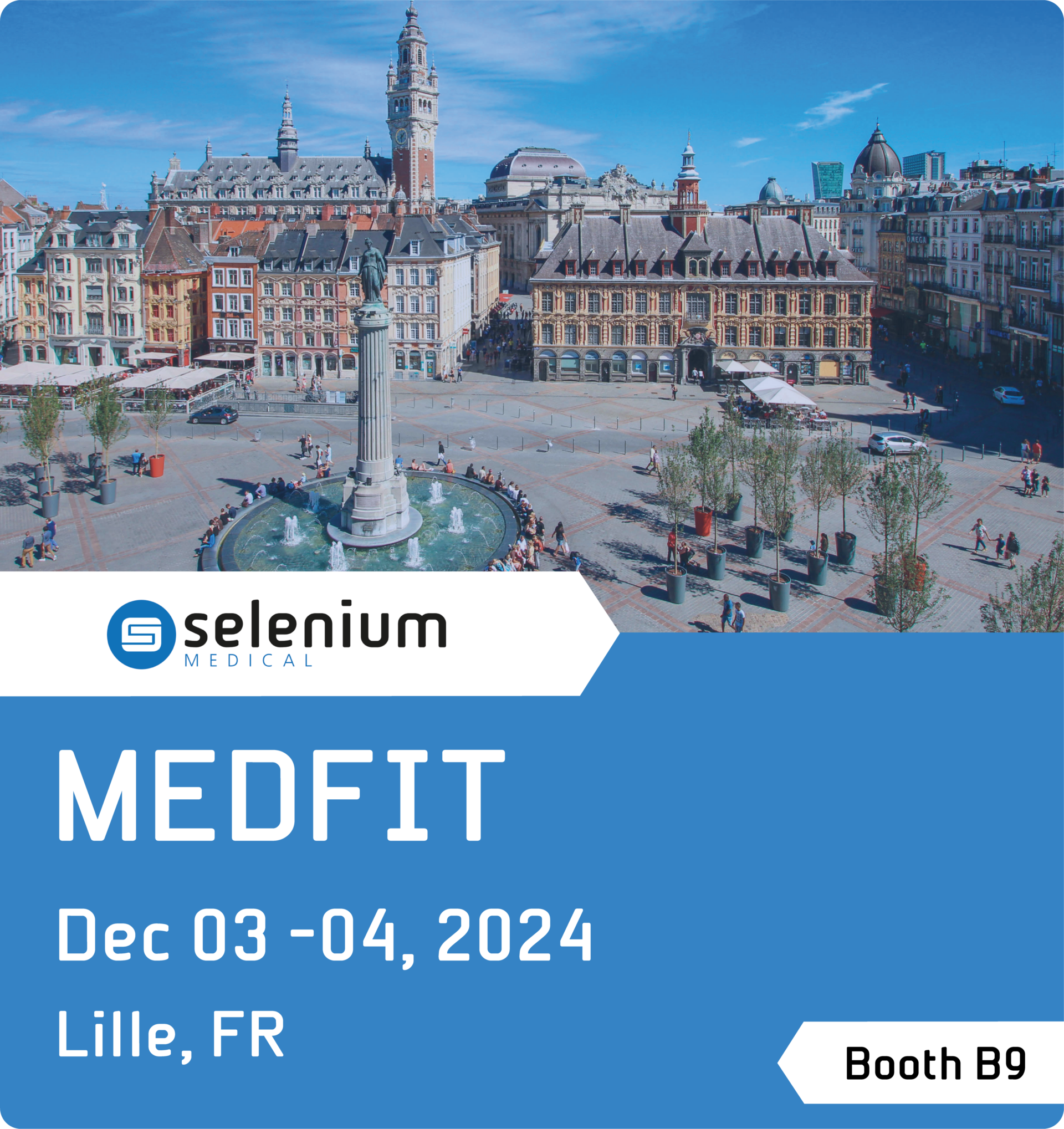 Join Selenium at booth B9 at Medfit 2024 !